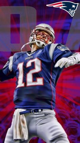 Tom Brady Goat HD Wallpaper For iPhone Nfl Football