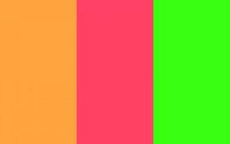 Neon Carrot Fuchsia Green Three Color Background Jpg