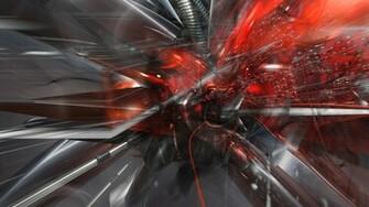 Wallpaper Cybernetic Chaos 3d Cyber Techno Photo On