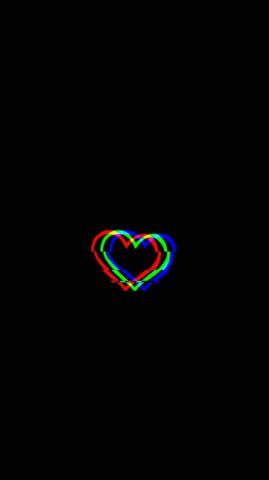 Glitched Heart Planodefundo Rozet Tasar M