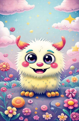 Cute Monster Wallpaper