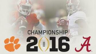 National Championship Alabama Vs Clemson Schedule Updates