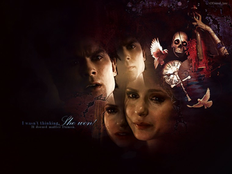 Elena And Damon Png