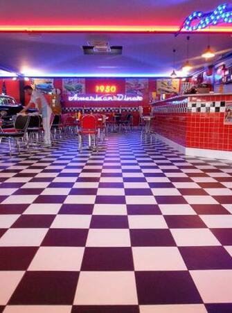 50s Diner Wallpaper On