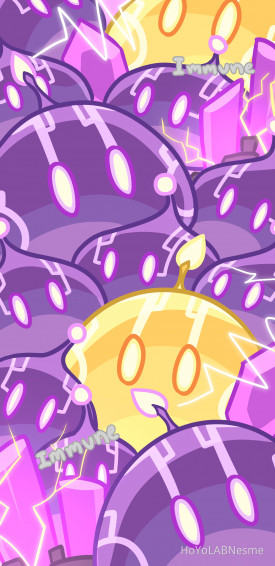 Wallpaper Electro Slime Hydro Genshin Impact Hoyolab