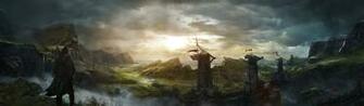 Middle Earth Shadow Mordor Fantasy Game Wallpaper HD