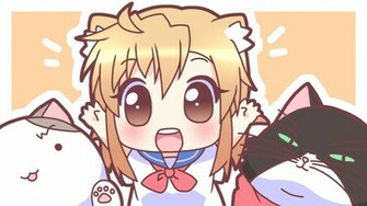 Anime Chibi Wallpaper Which Is Under The