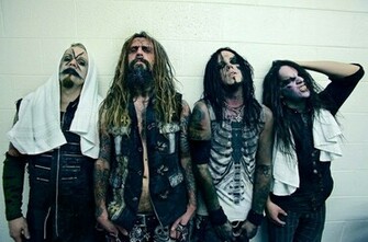 Metal Heavy White Zombie Rob Wallpaper Background