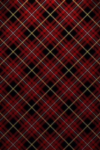 Flannel Tartan Wallpaper Red Pattern