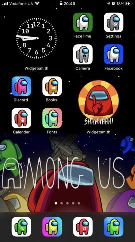 Among Us Ios App Icons Ios14 Aesthetic Home Screen