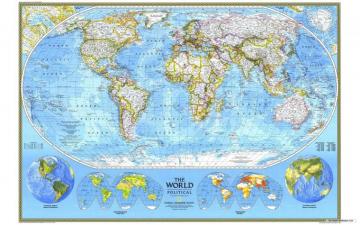 Travel Wallpaper World Political National Geographic