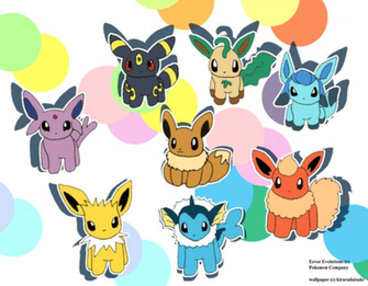 Eevee Evo Wallpaper Pokedolls By