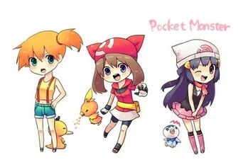 Pokemon Misty Psyduck Torchic Piplup Wallpaper Games
