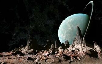 Alien Landscape Wallpaper