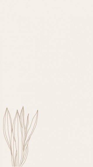 Aesthetic Minimalist Flower Neutral Wallpaper