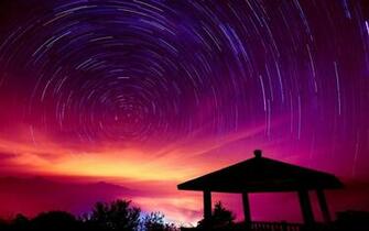 Meteor Shower Wallpaper