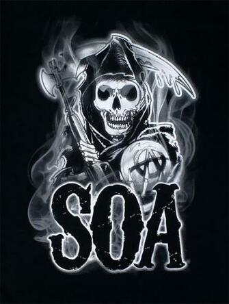 Smoke Soa Reaper Sons Of Anarchy T Shirt