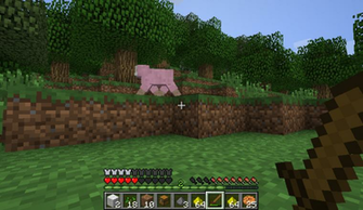 Rare Spotting Of Pink Sheep In Minecraft By Chaoticfluffball On
