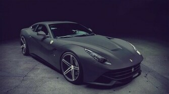 Matte Black Ferrari Wallpaper Hiresmoall