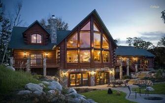 Log Cabin Wallpaper World