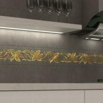 Hybrid Between A Wallpaper And Tile Pattern Decotal Tiles