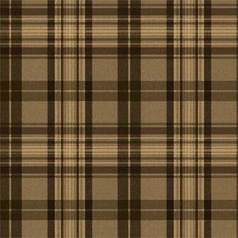 Interior Place Dark Brown Austin Plaid Wallpaper
