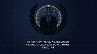Anonymous Blue Background Wallpaper High Quality