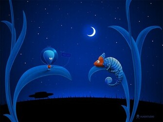 Alien Chameleon Wallpaper By Vlad Studio