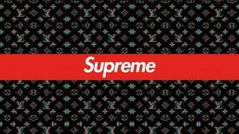 Supreme Louis Vuitton HD Wallpaper Top