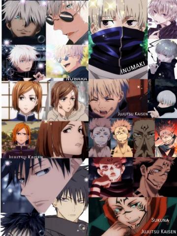 Jujutsu Kaisen Collage Wallpaper For Desktop Or Phone Idea