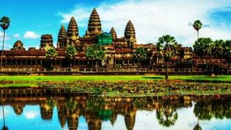 Angkor Wat At Cambodia Desktop Themes
