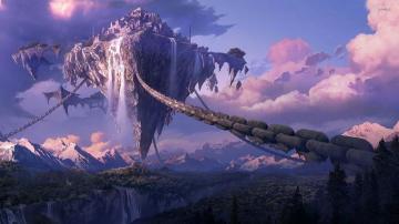 Floating City Wallpaper Fantasy