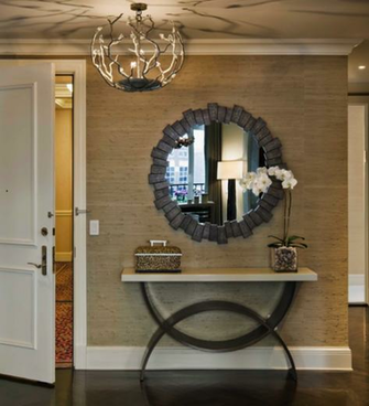 Wallpaper Entry Foyer Grassclothe