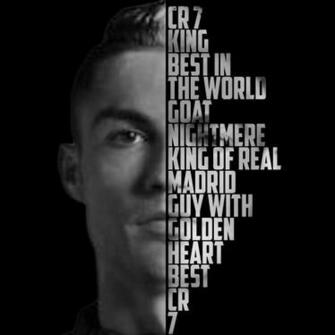 Cr7 Half Text Wallpaper