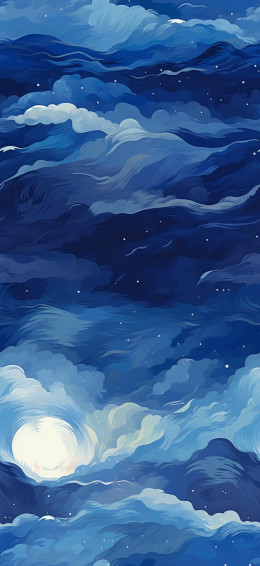 Blue Art Wallpaper