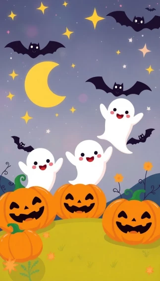 Kawaii Halloween Wallpaper