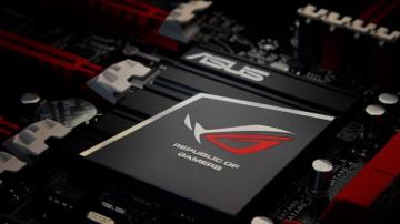 Black Asus Computer Motherboard Republic Of Gamers