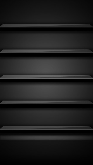 Dribbble iPhone5 Black Shelves Png By Kal Michael