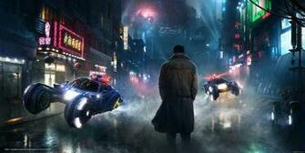 Wallpaper Blade Runner Deckard Street Desktop