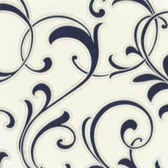 Moda Rococo Wallpaper Cream Blue From I Love
