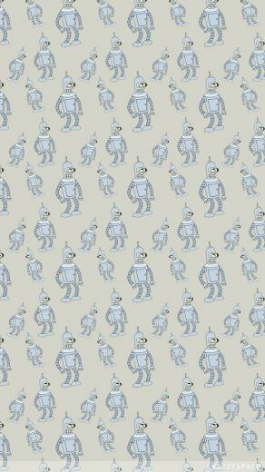 Bender iPhone Wallpaper Is Very Easy Just Click