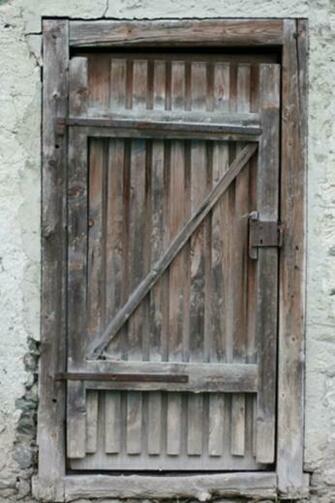 Wooden Door iPhone HD Wallpaper