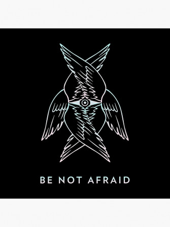 Be Not Afraid Seraph Biblically Accurate Angels Art Board Print