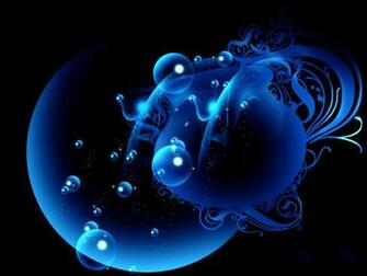 Moon Bubbles Blue Floating Wallpaper55 Best Wallpaper