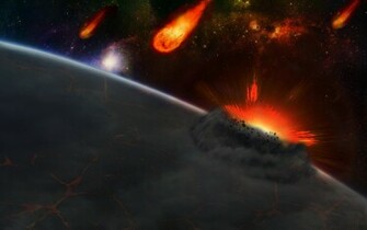 Meteor Shower Wallpaper