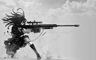 Sniper Schoolgirl Wallpaper By Pimplypete