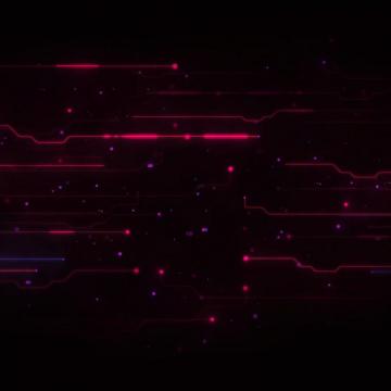 Dark Digital Art Red Pattern iPad Pro Wallpaper