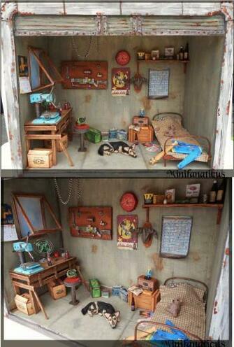 Fallout Garage Diorama Full 12th By Minifanaticus