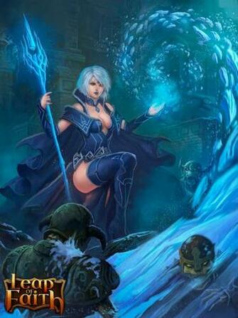 Ice Mage Wallpaper By Dleoblack