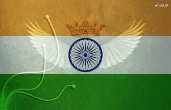 Flag Simple HD Wallpaper Indian Dom Wande Matram National